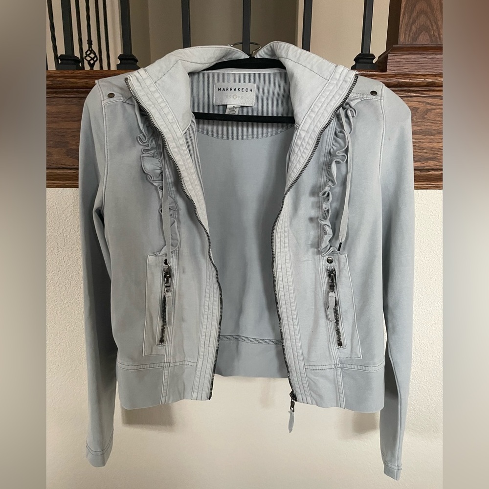 Marrakech Jacket in Light Blue Color